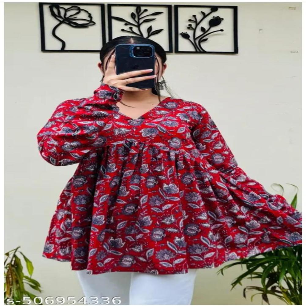 new trending frock & short top collection