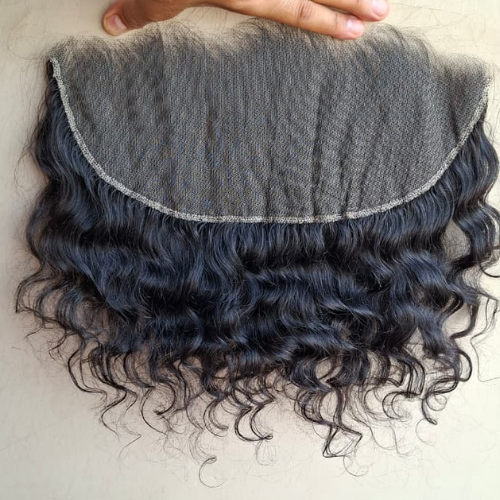 Curly Frontal Weave Hairstyles 13x4 Swiss Lace Sew In Human Hair Extensions