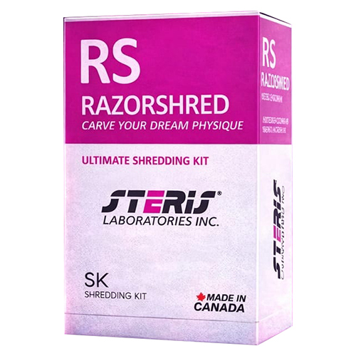 RS Razorshred Ultimate Supplement Kit - Pink & White Box, Shredding Support for Bodybuilders