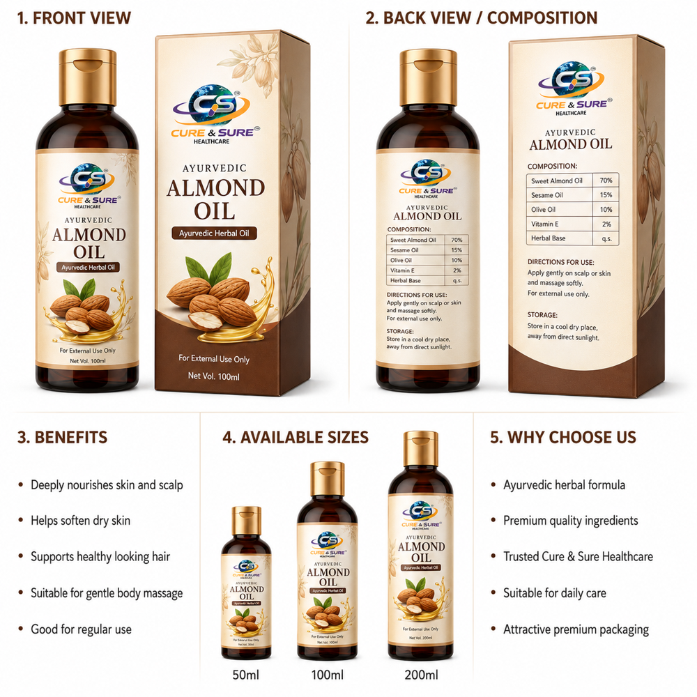 Ayurvedic Almond Oil Third Party Manufacturing