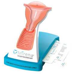 पुलआउट कार्ड के साथ प्लास्टिक आईयूडी प्रदर्शन मॉडल