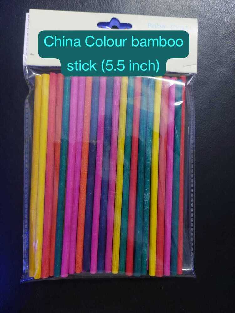 5.5 Inch China Colour Bamboo Stick