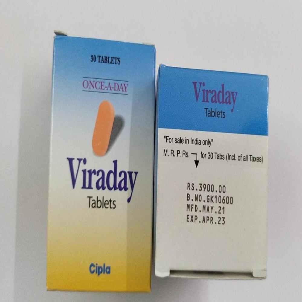 Cipla Viraday टैबलेट्स - मस ितृदे एक्सिम