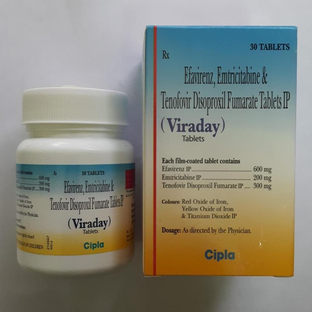 Cipla Viraday टैबलेट्स - मस ितृदे एक्सिम