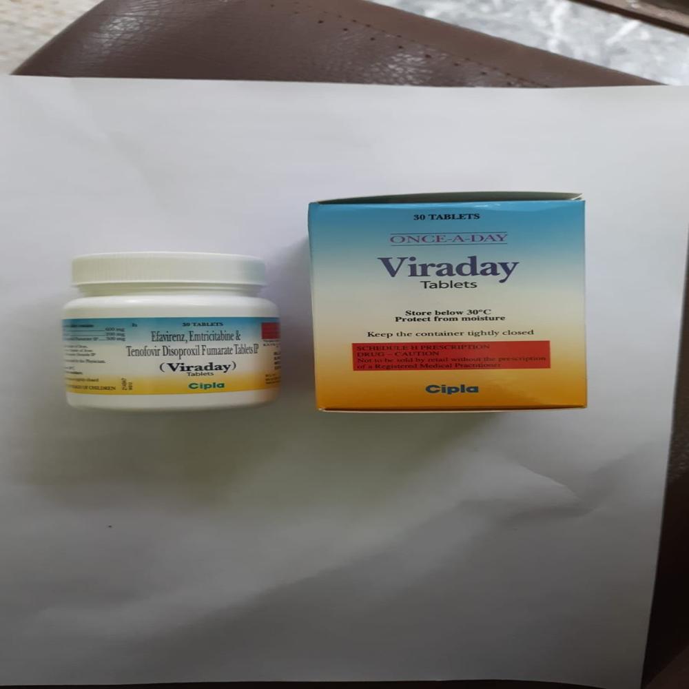 Cipla Viraday टैबलेट्स - मस ितृदे एक्सिम