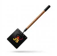 Fire Beater - Powder Coated Steel Head, 1.2m Wooden Handle | Manual Spot Fire Suppression, Lightweight, Durable