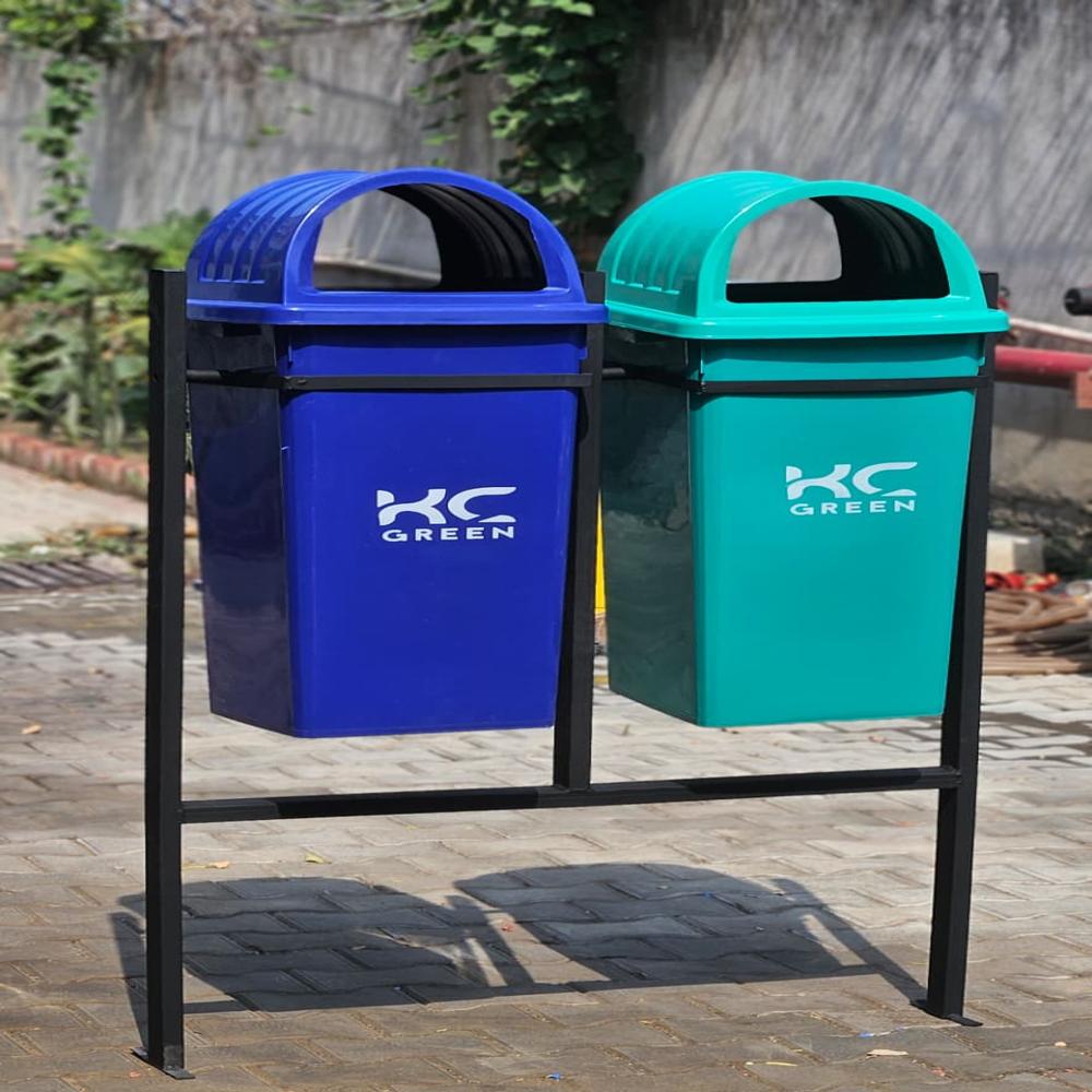 Hanging Dustbin Dual 80L
