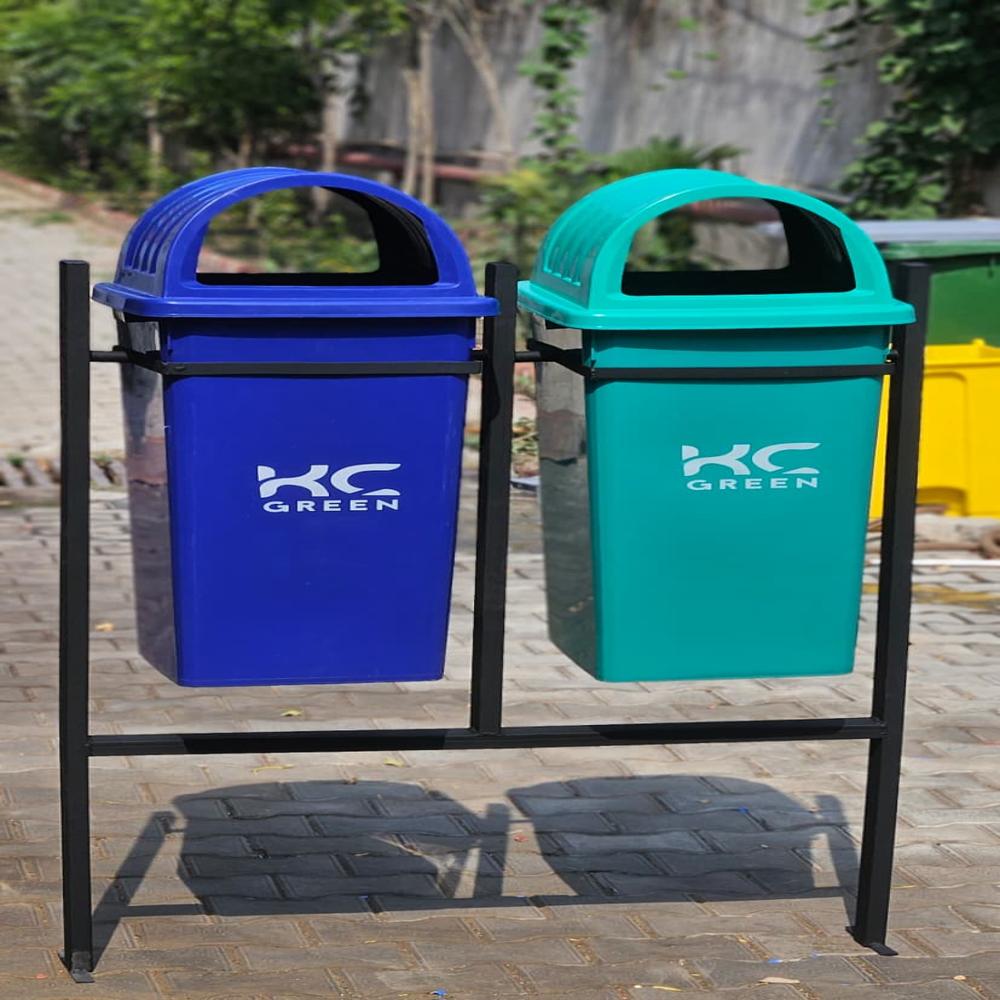 Hanging Dustbin Dual 80L