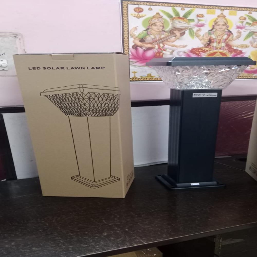 12W solar  bollard light
