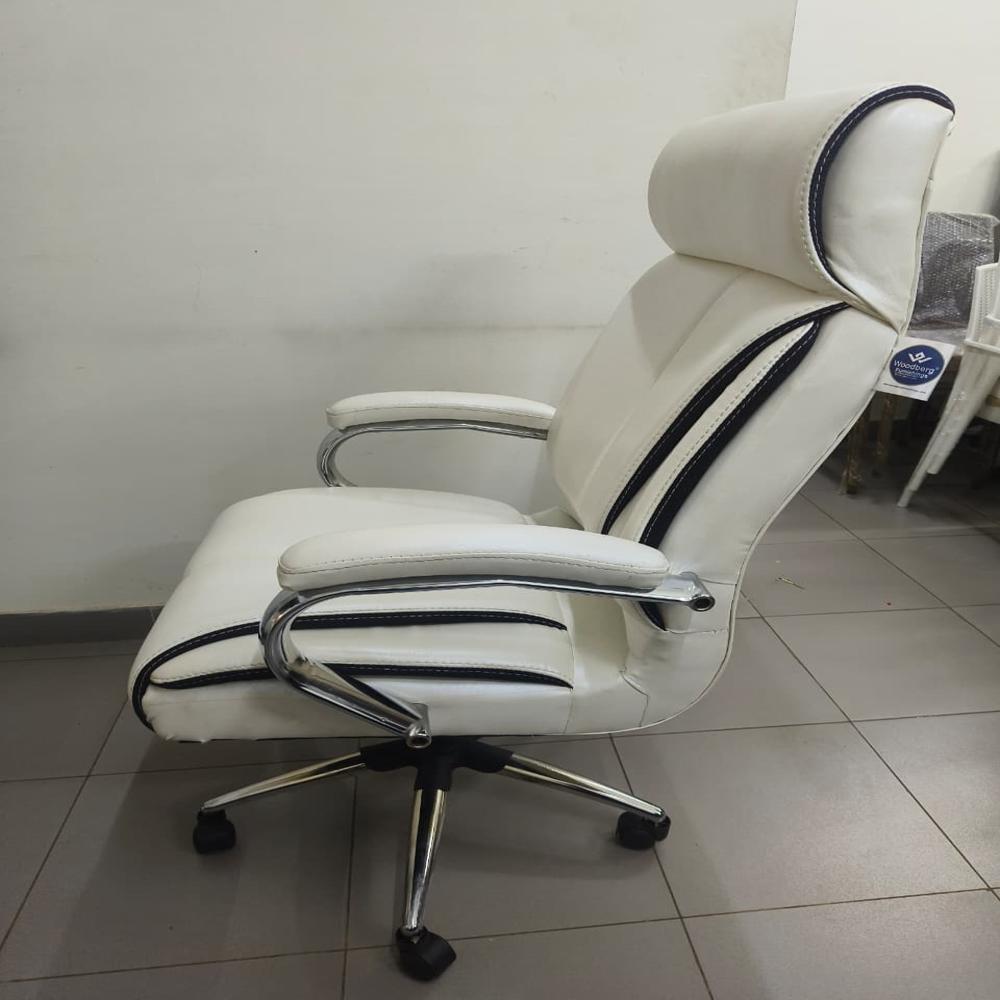 Royale High Back Pro  White Colour Chair