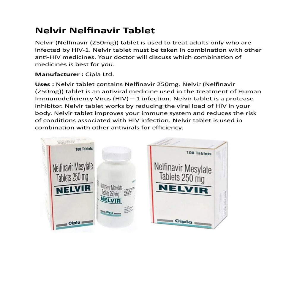 Viracept Nelfinavir Tablet
