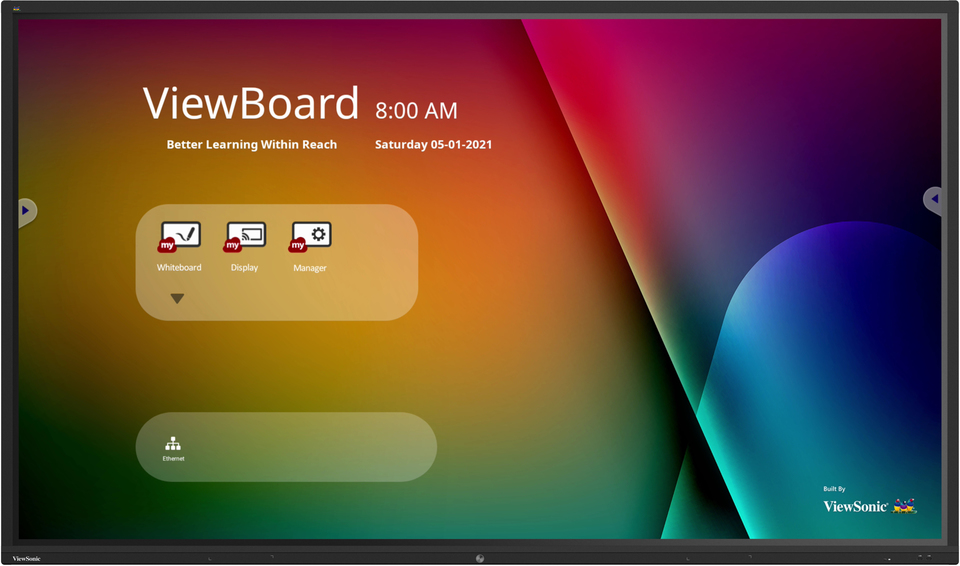 98" Interactive Flat Panel - Viewsonic (In9801-2-1n) - Advantage: 4k Ultra Hd Resolution