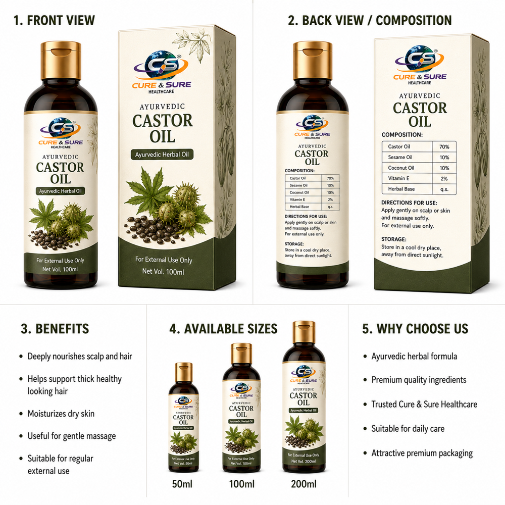 Ayurvedic Castor Oil Third Party Manufacturing