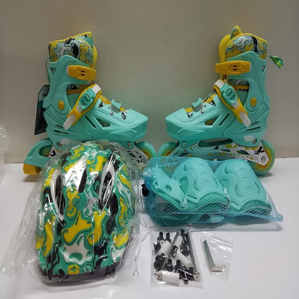 BEGINNERS INLINE SKATES FULL SET