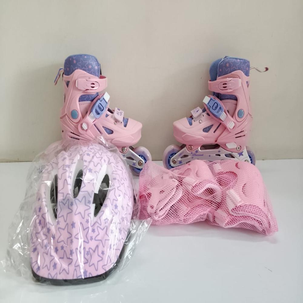 BEGINNERS INLINE SKATES FULL SET