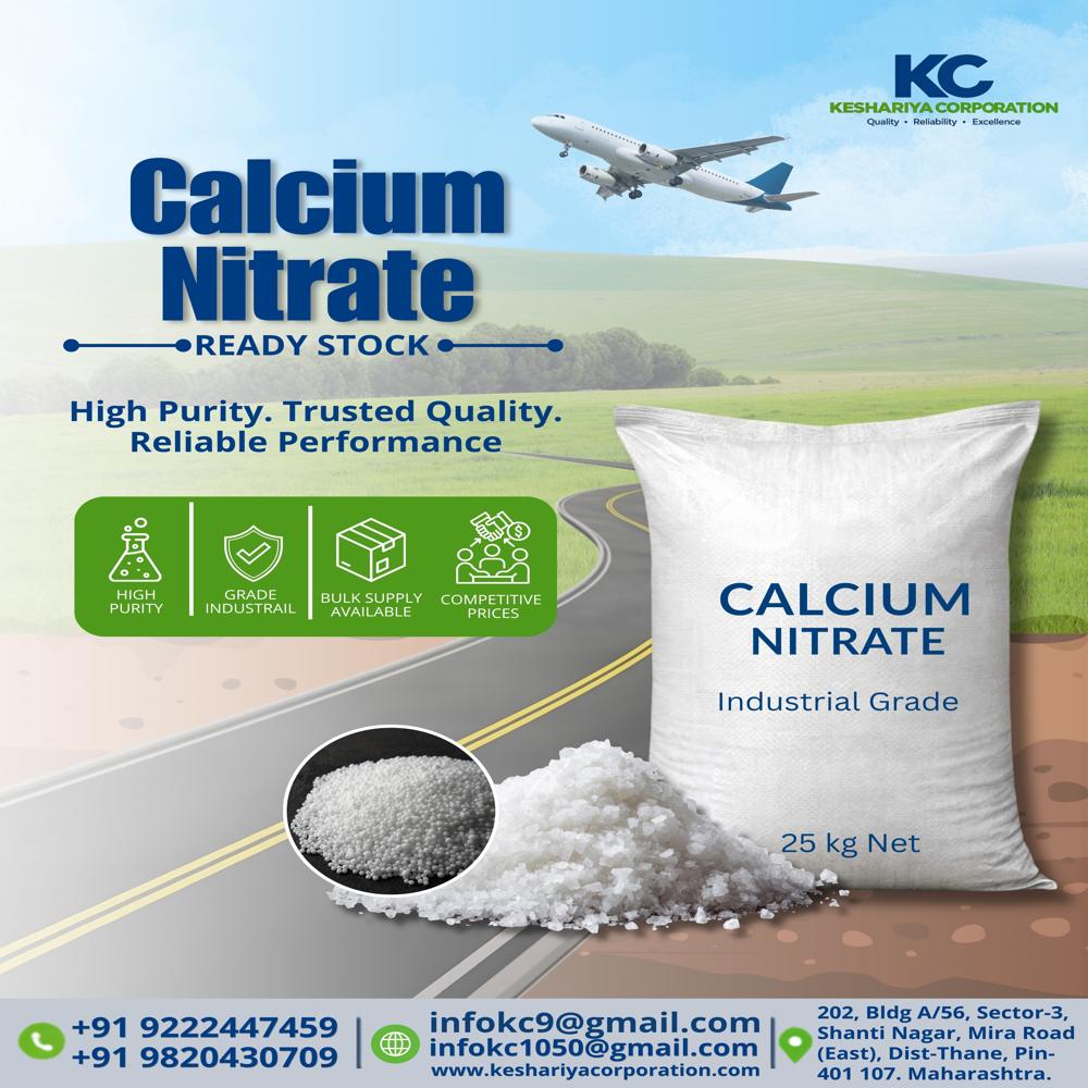 Calcium Nitrate Tetrahydrate - Application: Pharmaceutical