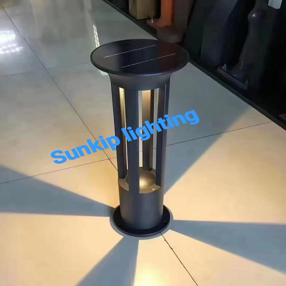 Garden Solar Bollard Light - Cable Length: N/A Meter (M)