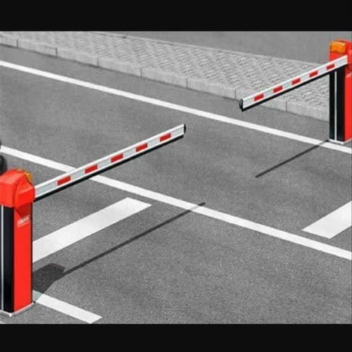 Automatic Parking Boom Barriers - Color: Red