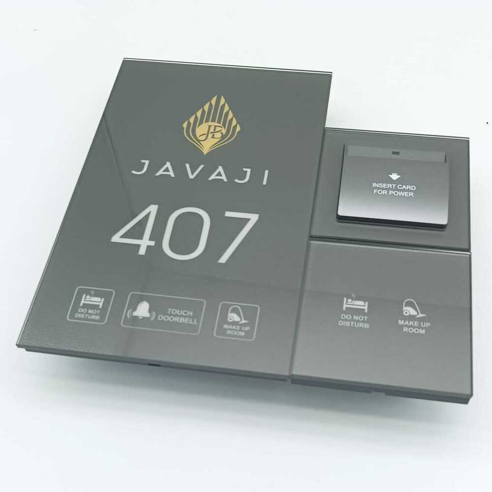 Glass Hotel DND Touch Panel