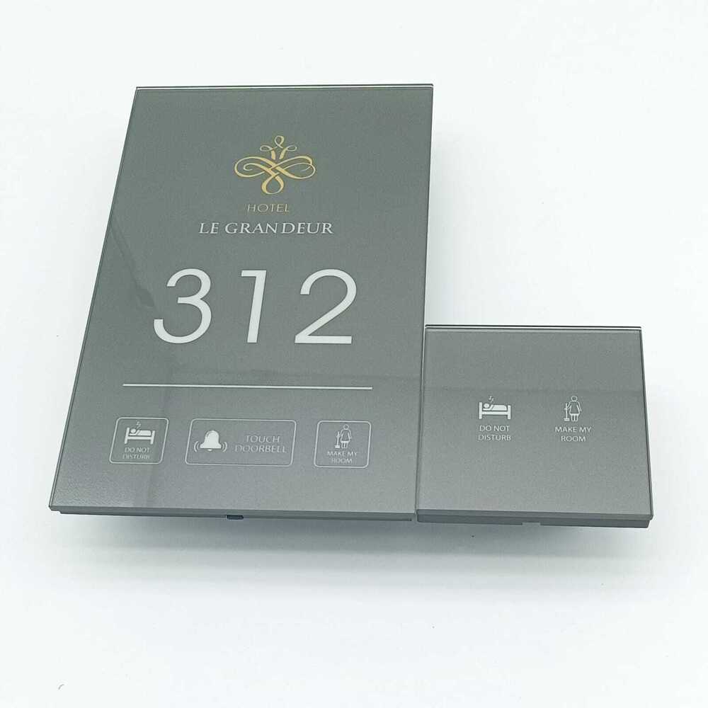 Glass Hotel DND Touch Panel