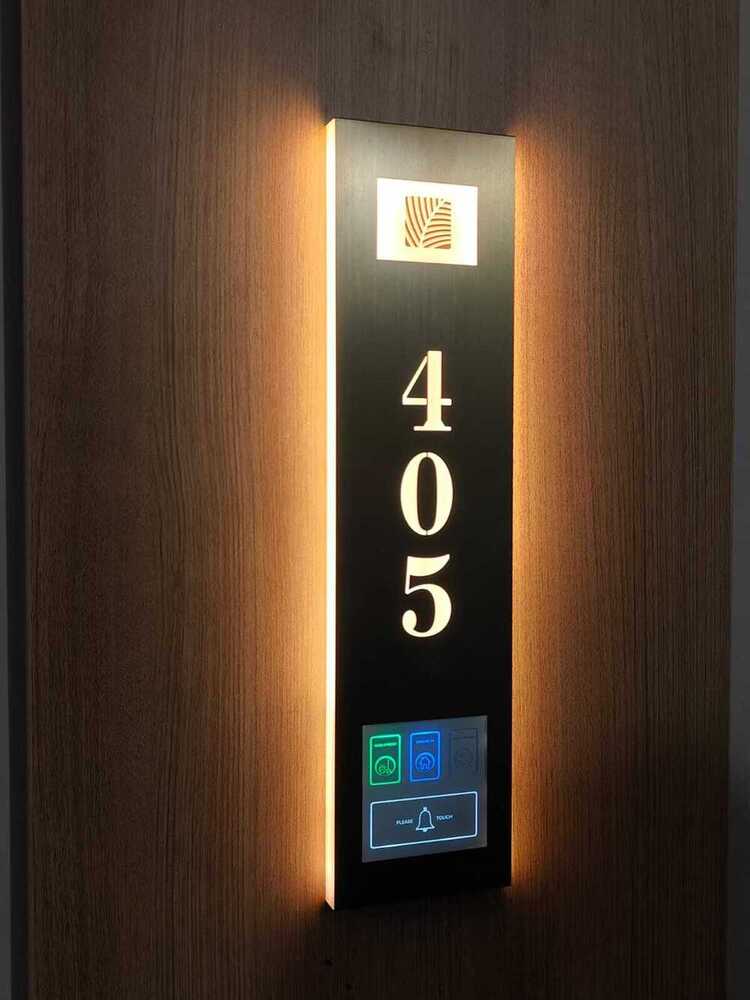Rectangular Hotel Dnd Touch Panel