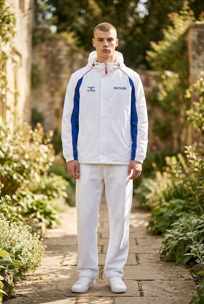 White Color Mens Tracksuit