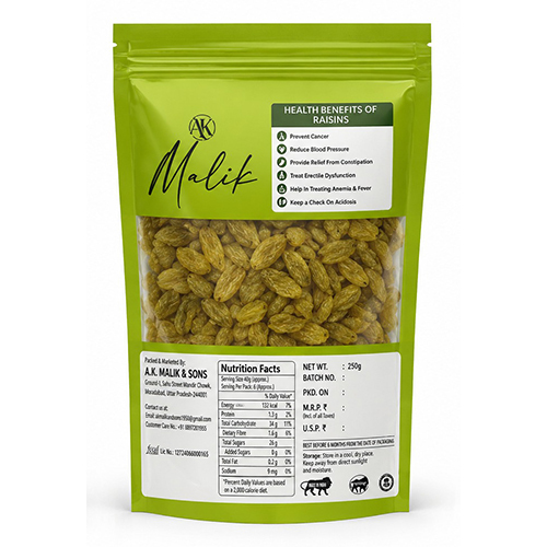 250 GM Golden Raisins
