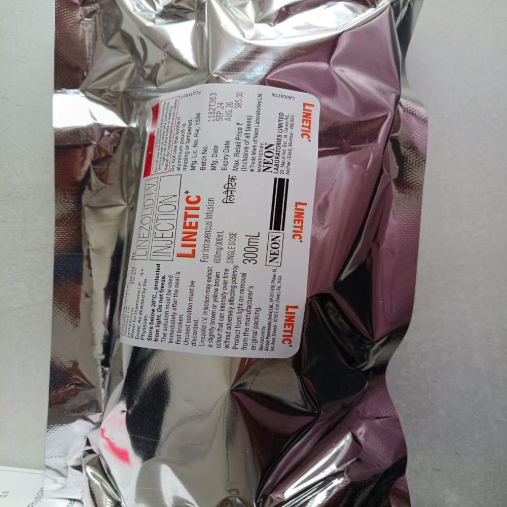 LINETIC 600MG/300ML IV