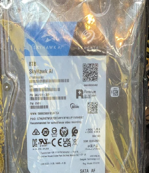 Seagate SkyHawk AI 8tb ST8000ve001