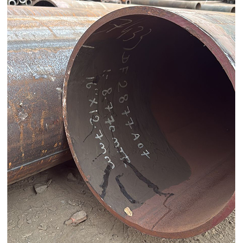 400 NB Fin Cut Pipe