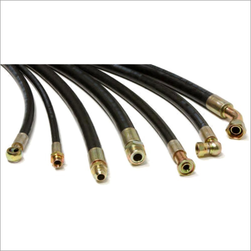 Gates Hydraulic Hoses - Color: Black Color