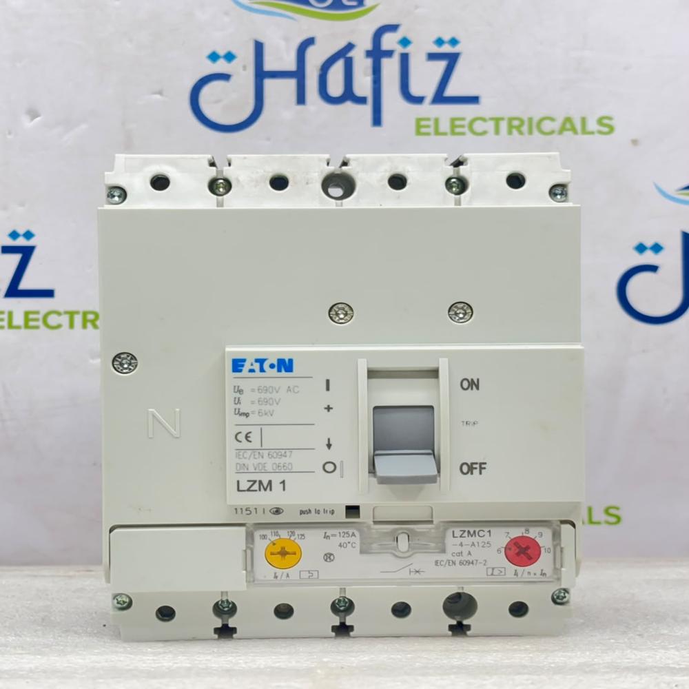 EATON LZMC1-4-A125 125A 4POLE CIRCUIT BREAKER