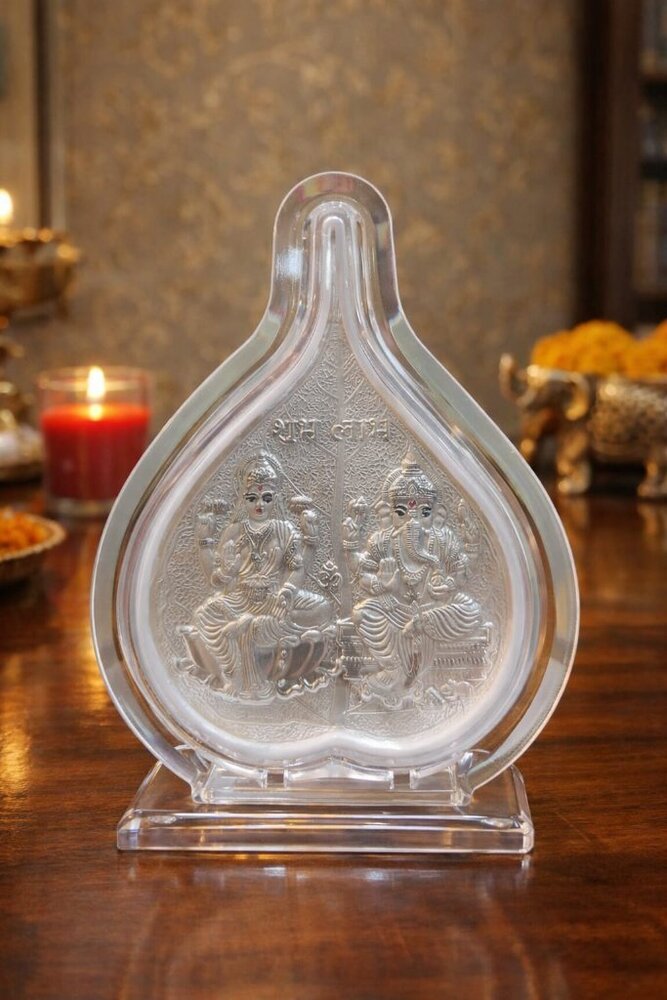 Lakshmi Ganesha Peepal Frame