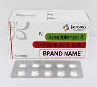 Aceclofenac And Thiocolchicoside Tablets