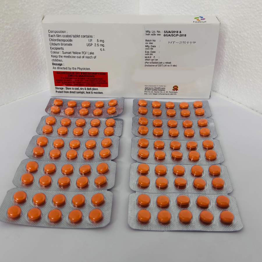 Clidinium And Chlorodizopoxide Tablets