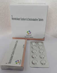 Montelukast Sodium &  Desloratadine Tablets Third Party Manufacturer - Brand Name: As Per Printed Packaging (image Shows: Unclear Branding)