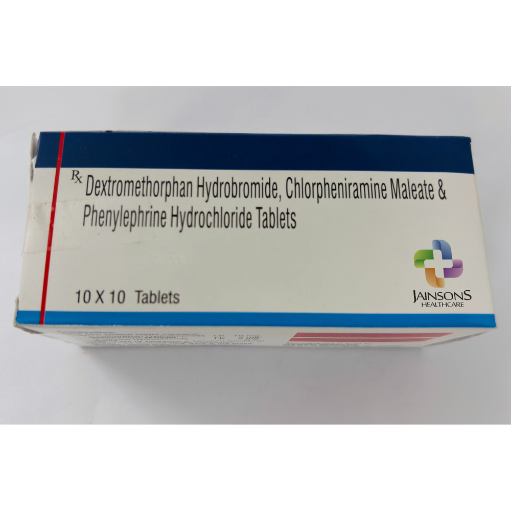 Dextromethorphan Hydrobromide Chlorpheniramine Maleate And Phenylephrine Hydrochloride Tablets