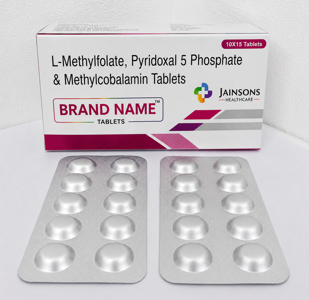 L Methylfolate Pyridoxal 5 Phosphate & Methylcobalamin Tablets Third Party Manufacturer