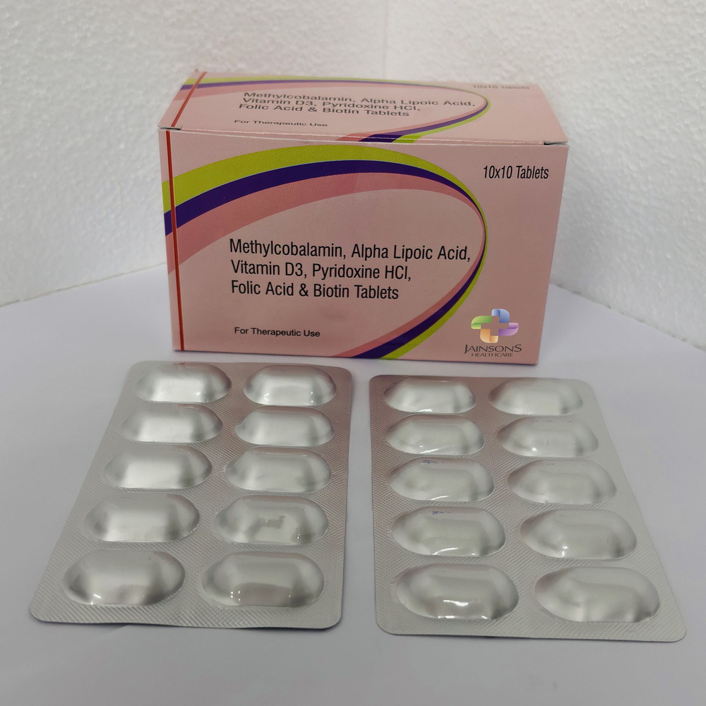 Methylcobalamin Alpha Lipoic Acid Vitamin D3 Pyridoxine Hcl Folic Acid & Biotin Tablets Third Party Manufacturer