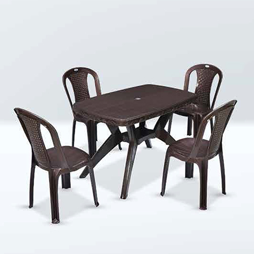 CHR4002 Dark Brown Shahenshah Dining Table Set