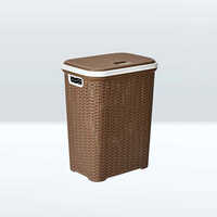 50L Brown Laundry Basket