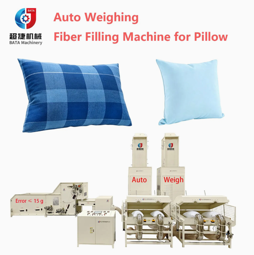 Polyester Siliconized Fibre Sofa Cushion Filling Stuffing Machine Automatic Fiber Pillow Machine
