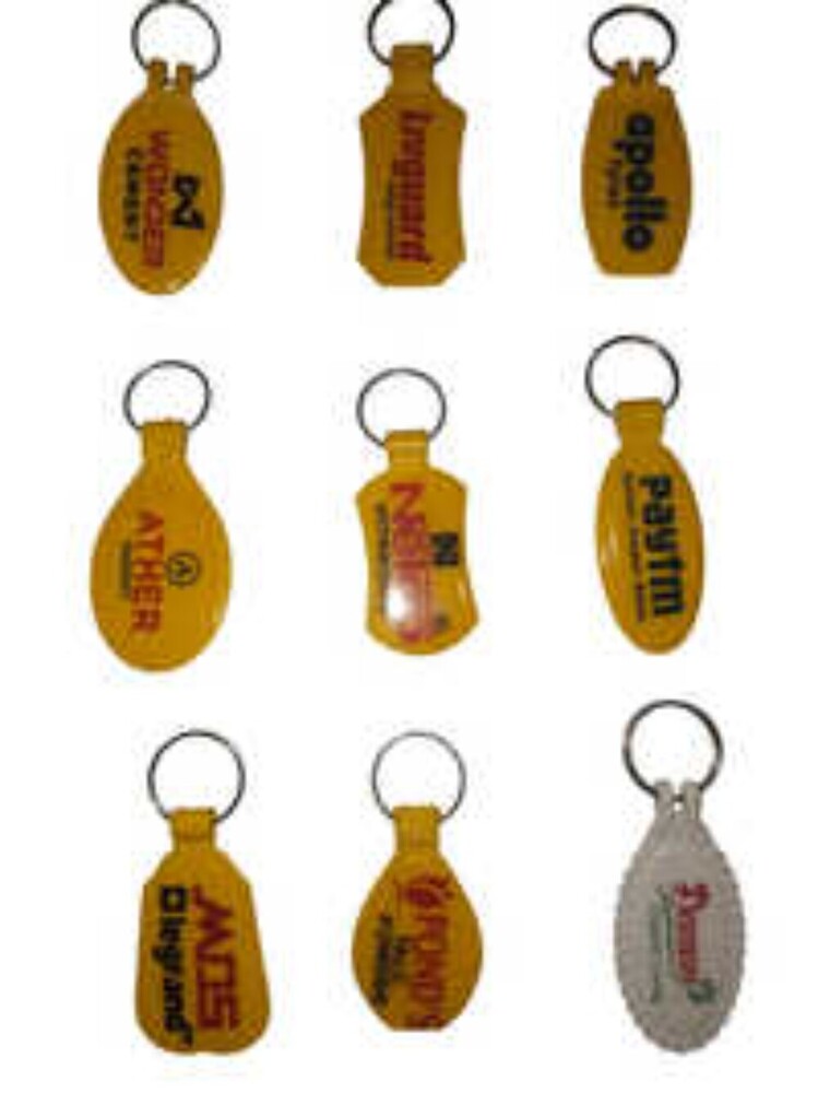 Abs Keyring - Color: Yellow