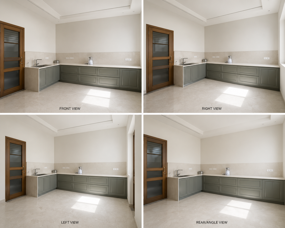 Modern Stainless Steel Modular Kitchen