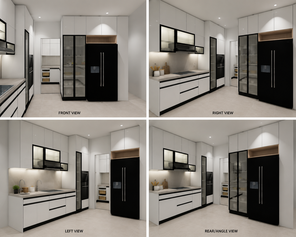 Stainless steel modular kitchen