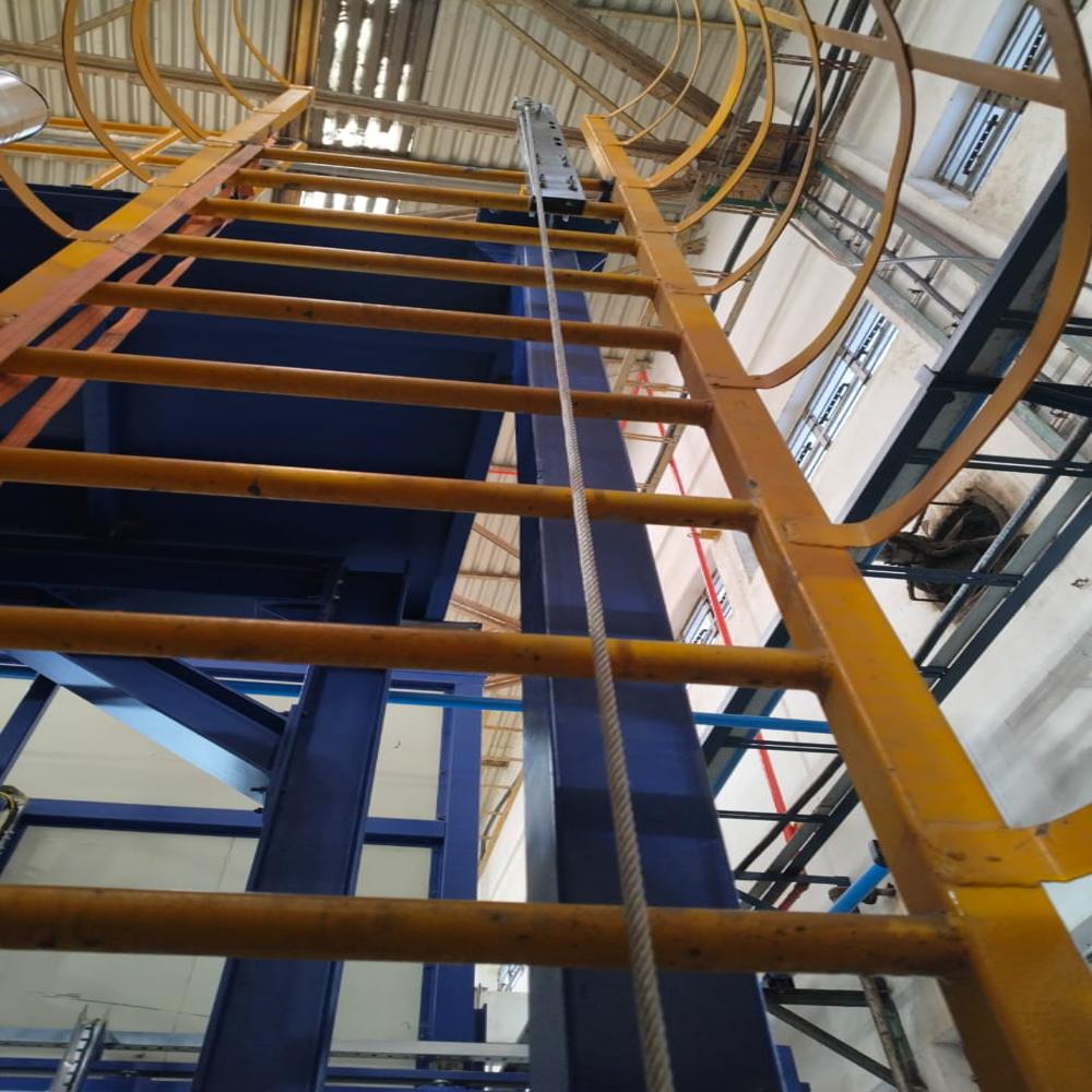Vertical Lifeline System For Ladders, Fixed System