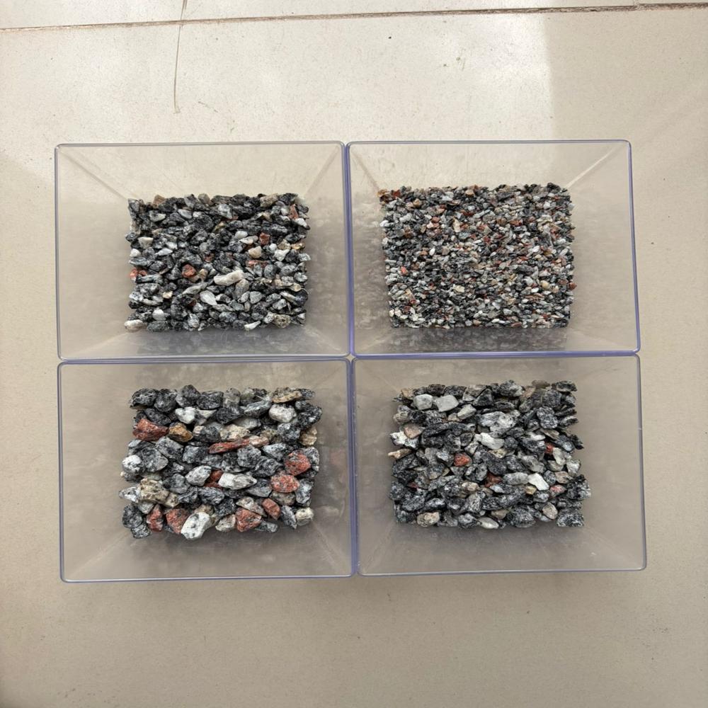 Ashen Rose Granite Crushed Stone Chips for Resin Bound Flooring and Garden Landscaping Aggregates