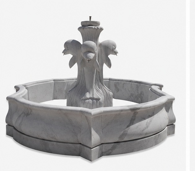 Marble Fountain Statue