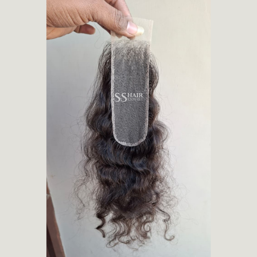 Curly Closure Sew In Side Part 2 By 6 HD Lace Transparent Virgin Human Hair Vendor