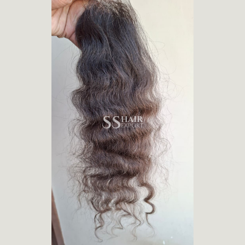 Curly Closure Sew In Side Part 2 By 6 HD Lace Transparent Virgin Human Hair Vendor